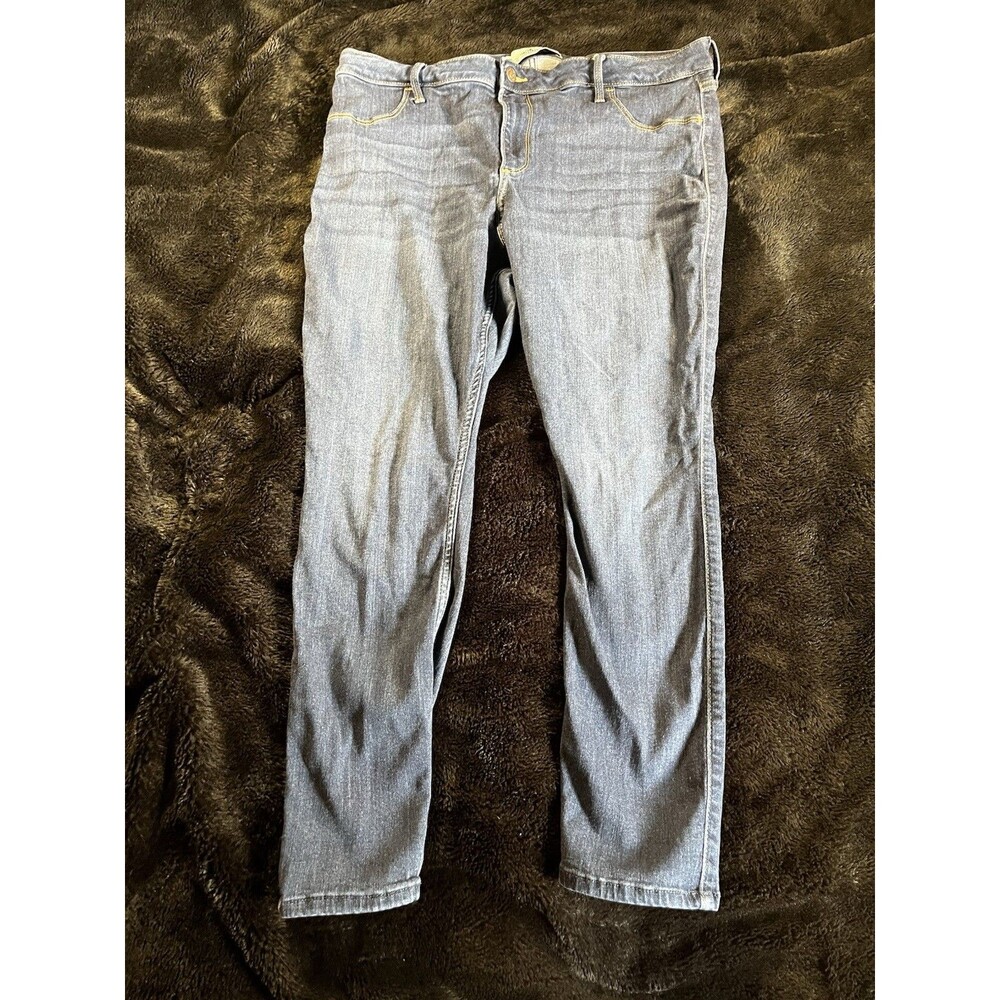 Hollister Womens Curvy High Rise Blue Jean Legging Advanced Stretch 19S W34L36